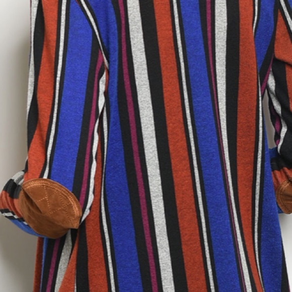 Royal & rust Striped open front knit cardigan - Picture 7 of 8